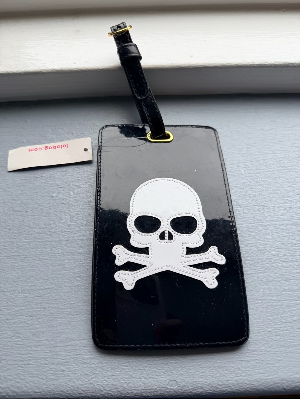 Black Skull Travel Luggage Tag - Unbranded